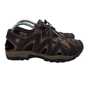 Northside Burke II Sport Sandals Women 9 Gray Purple Hiking Water Shoes 214004W